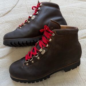 VINTAGE 70s! Pivetta Italy for DMC Rough-out Leather Hiking Engineering Boots 9